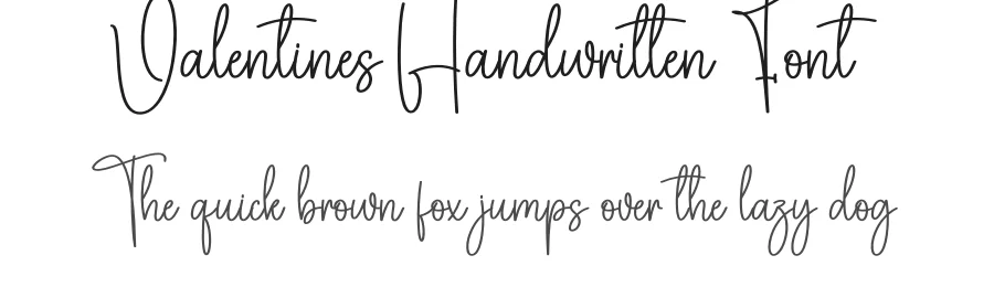 Valentines Handwritten Font by creativeletter — Script Handwritten Font