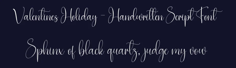 Valentines Holiday – Handwritten Script Font by creativeletter — Script Handwritten Font — thumbnail 2