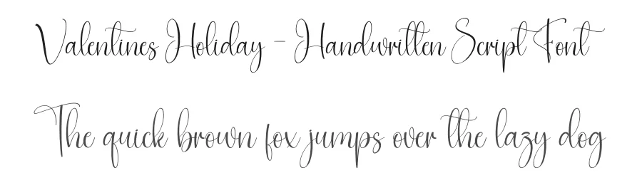 Valentines Holiday – Handwritten Script Font by creativeletter — Script Handwritten Font