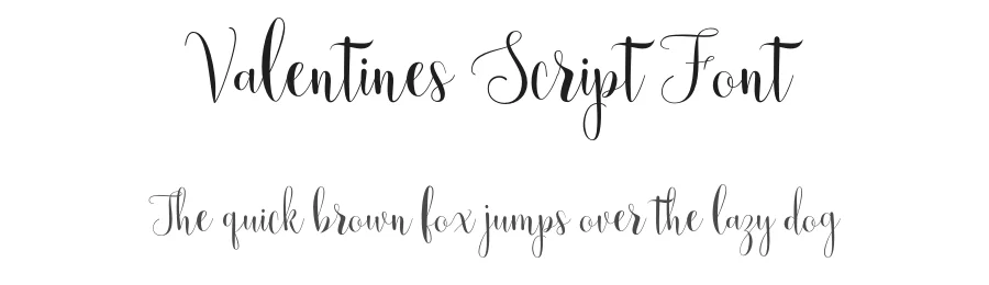 Valentines Script Font by Areatype — Script Handwritten Font