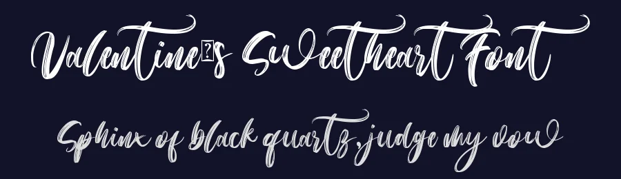 Valentine’s Sweetheart Font by Nox Studio — Script Handwritten Font — thumbnail 2
