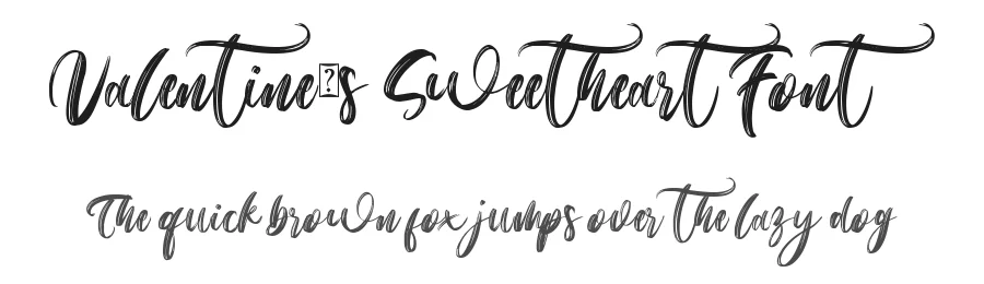 Valentineβs Sweetheart Font by Nox Studio β Script Handwritten Font