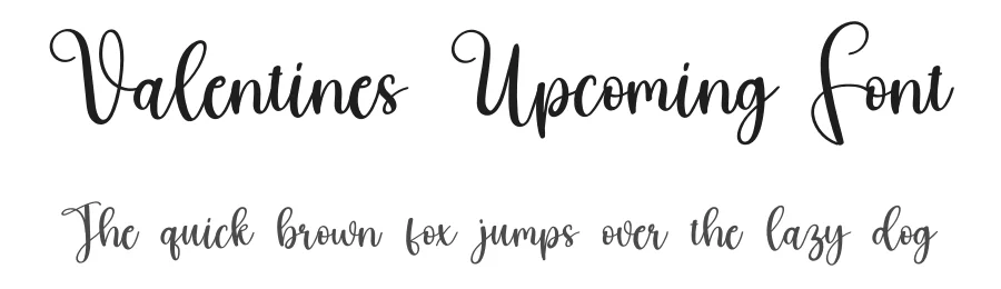 Valentines Upcoming Font by andikastudio — Script Handwritten Font