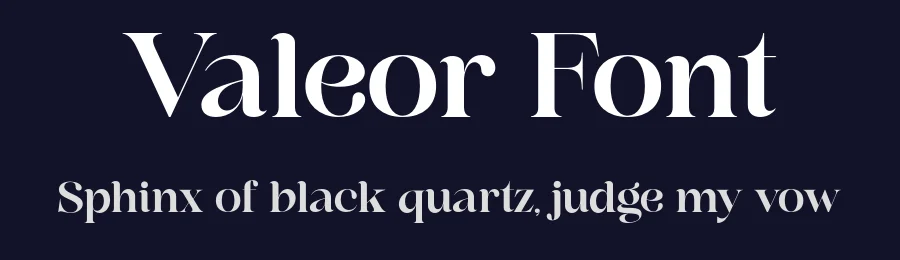 Valeor Font by Marvadesign — Serif Font — thumbnail 2