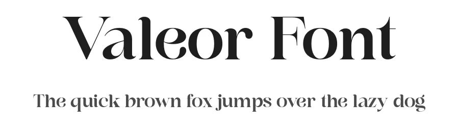 Valeor Font by Marvadesign — Serif Font
