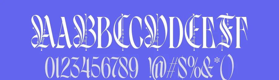 Valeria Secret Font by alit design — Blackletter Font — thumbnail 3