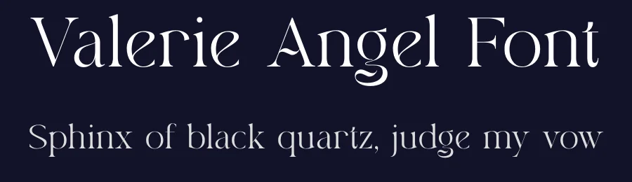 Valerie Angel Font by Rantautype — Serif Font — thumbnail 2