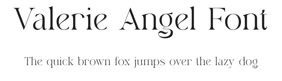 Valerie Angel Font by Rantautype — Serif Font
