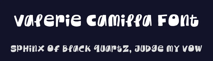 Valerie Camilla Font by grezlinestudio — Decorative Font — thumbnail 2