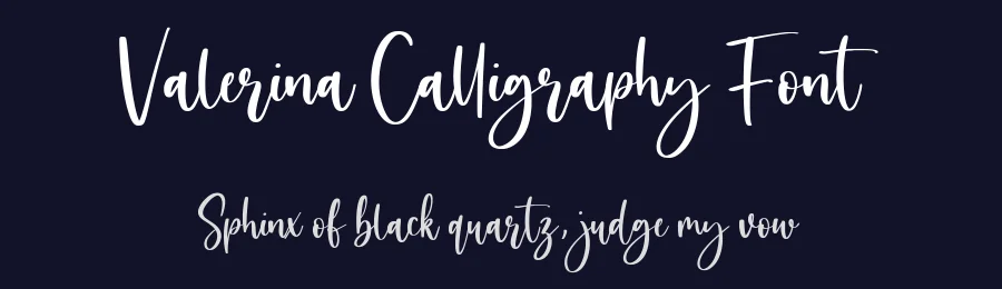 Valerina Calligraphy Font by balpirick — Script Handwritten Font — thumbnail 2