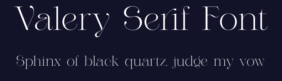 Valery Serif Font by Letteralle — Serif Font — thumbnail 2