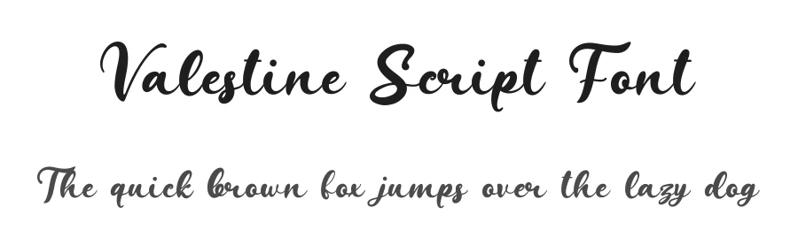 Valestine Script Font by Basnistudio — Script Handwritten Font