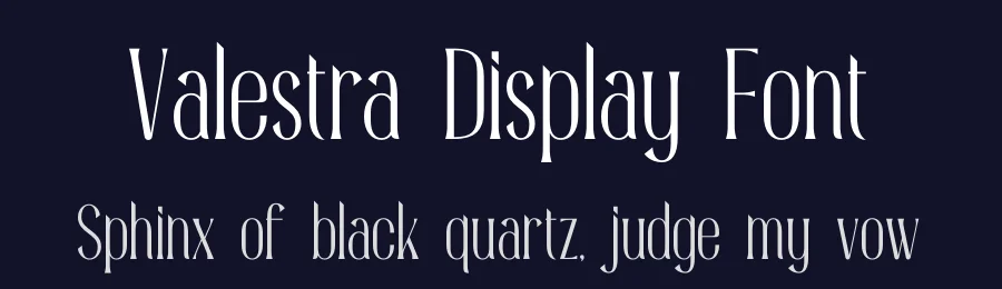 Valestra Display Font by Gracetypestudio — Display Font — thumbnail 2