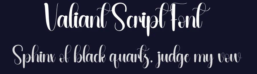 Valiant Script Font by andikastudio — Script Handwritten Font — thumbnail 2