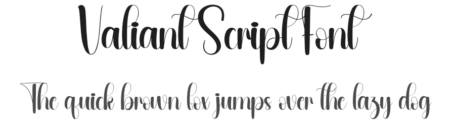Valiant Script Font by andikastudio — Script Handwritten Font