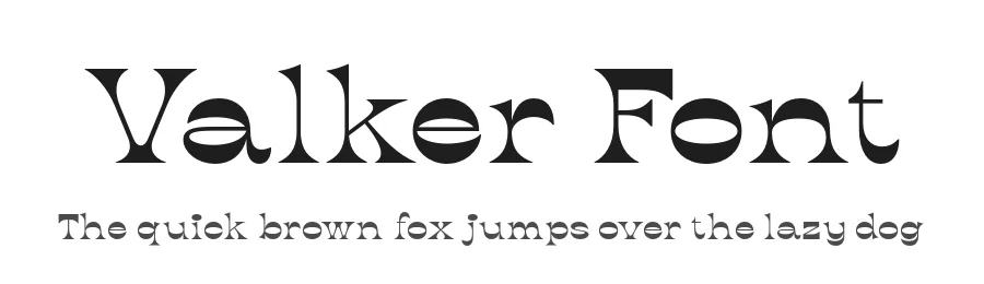 Valker Font by craftsupplyco — Display Font