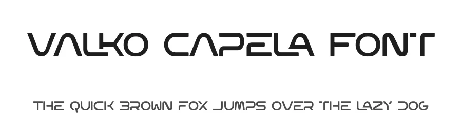 Valko Capela Font by UICreative — Display Font