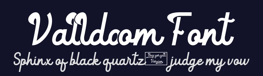 Valldoom Font by andstudio07 — Script Handwritten Font — thumbnail 2