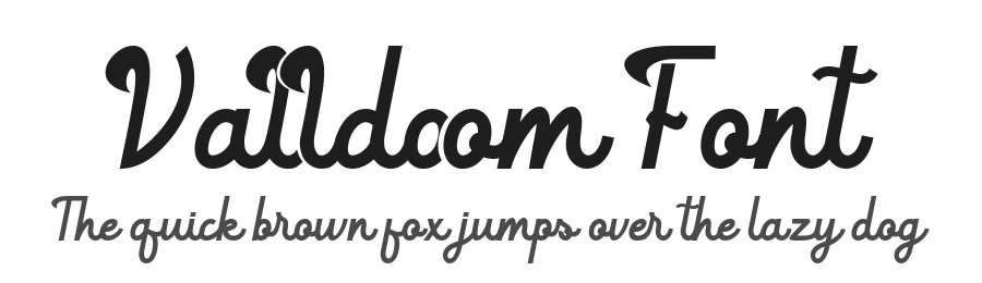 Valldoom Font by andstudio07 — Script Handwritten Font
