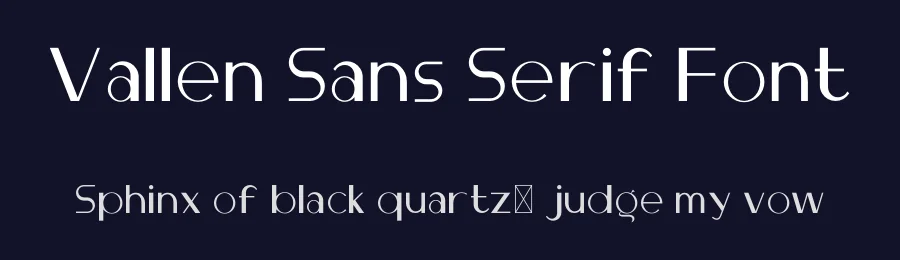 Vallèn Sans Serif Font by Ahdrim Studio — Sans Serif Font — thumbnail 2