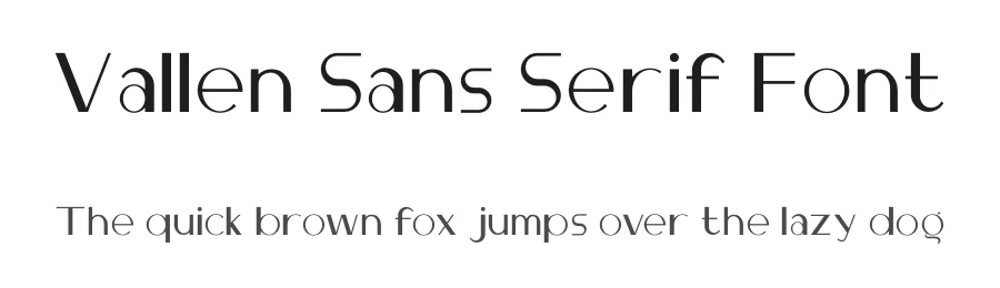 Vallèn Sans Serif Font by Ahdrim Studio — Sans Serif Font