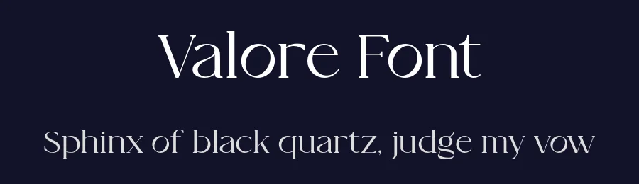 Valore Font by Nollevs — Decorative Font — thumbnail 2