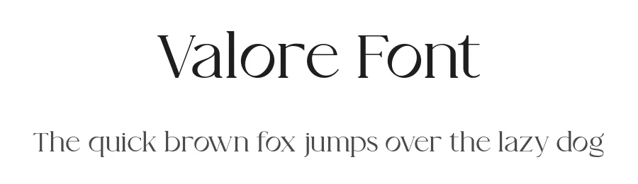 Valore Font by Nollevs — Decorative Font