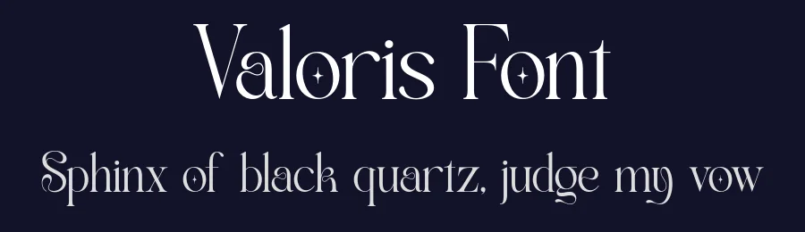 Valoris Font by imiftype — Serif Font — thumbnail 2