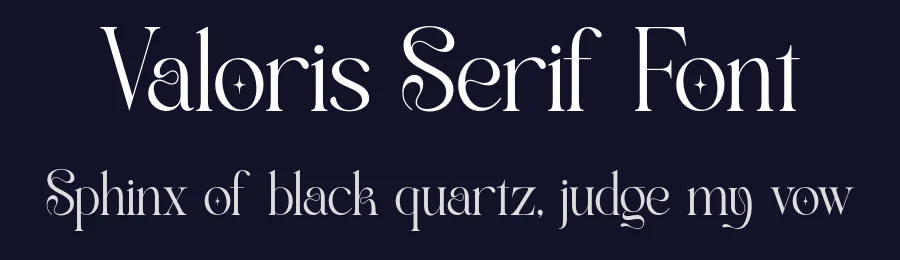 Valoris Serif Font by imiftype — Serif Font — thumbnail 2