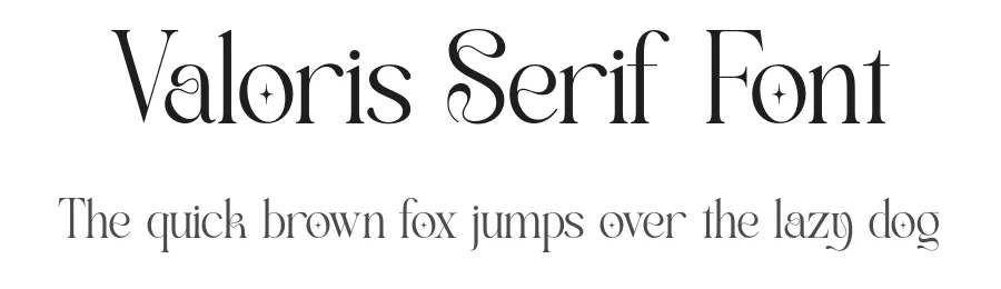 Valoris Serif Font by imiftype — Serif Font
