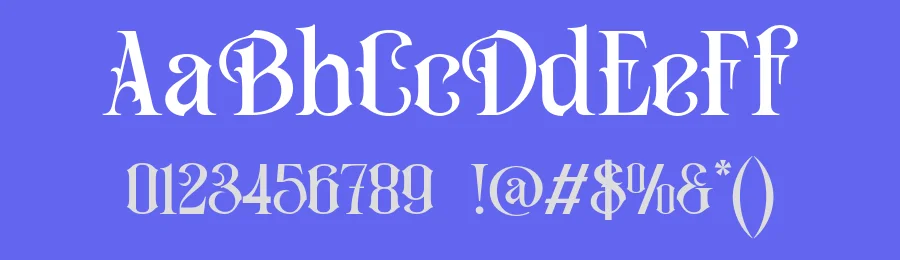 Valortha – Classic Victorian Font by burntilldead — Display Font — thumbnail 3