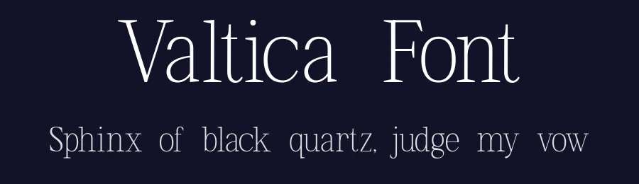 Valtica Font by mochoby — Display Font — thumbnail 2