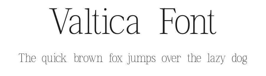 Valtica Font by mochoby โ Display Font