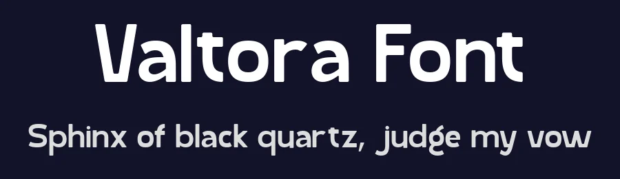 Valtora Font by Muksal Creative — Display Font — thumbnail 2