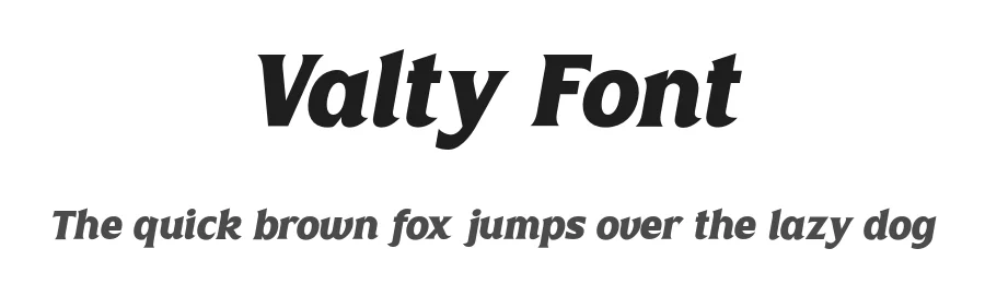 Valty Font by pandekastudio — Decorative Font