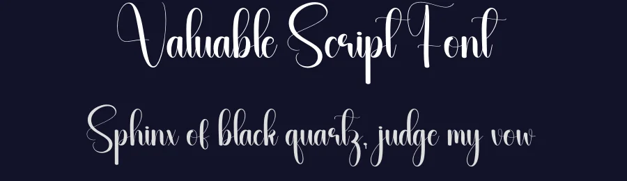 Valuable Script Font by andikastudio — Script Handwritten Font — thumbnail 2