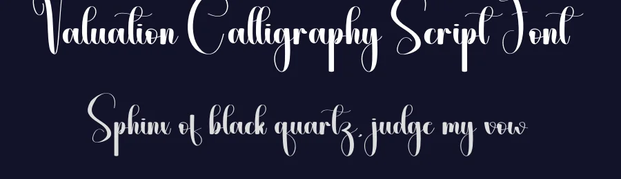 Valuation Calligraphy Script Font by andikastudio — Script Handwritten Font — thumbnail 2