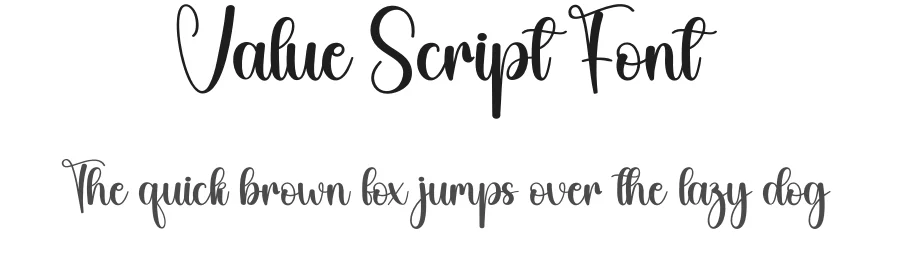 Value Script Font by andikastudio — Script Handwritten Font