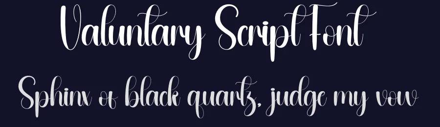 Valuntary Script Font by andikastudio — Script Handwritten Font — thumbnail 2