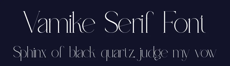 Vamike Serif Font by ErmediaStudio — Serif Font — thumbnail 2