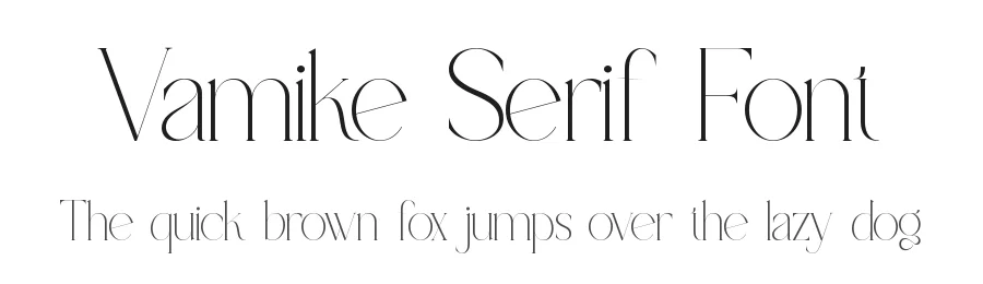 Vamike Serif Font by ErmediaStudio — Serif Font