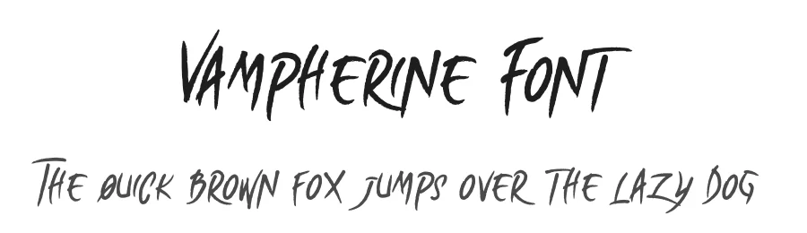 Vampherine Font by Dhabee — Script Handwritten Font