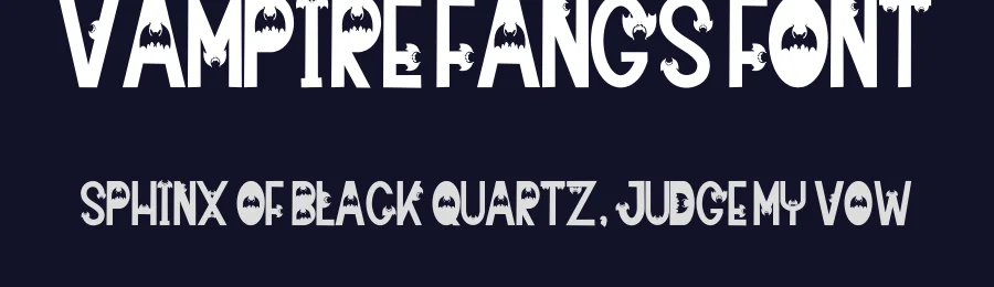 Vampire Fangs Font by Inermedia STUDIO — Display Font — thumbnail 2