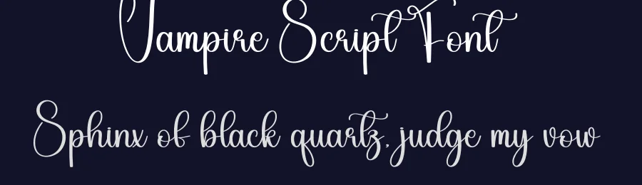 Vampire Script Font by creativeletter — Script Handwritten Font — thumbnail 2