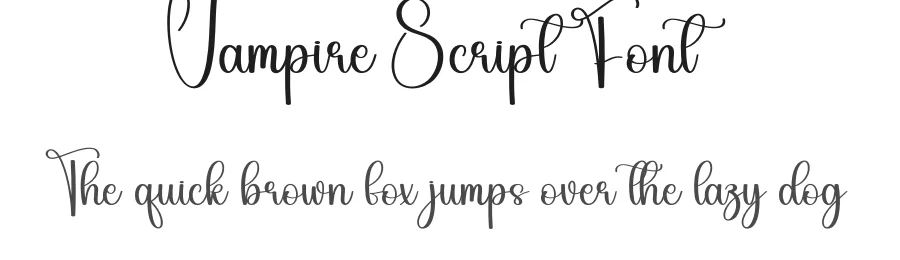 Vampire Script Font by creativeletter — Script Handwritten Font