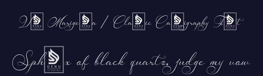 Van Marigella | Classic Calligraphy Font by Denustudios — Script Handwritten Font — thumbnail 2
