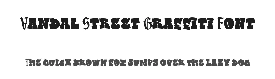 Vandal Street Graffiti Font by alit design — Display Font