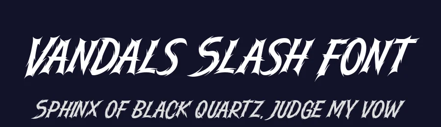 Vandals Slash Font by alit design — Decorative Font — thumbnail 2