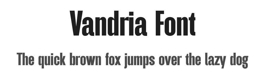 Vandria Font by TypeLogue — Sans Serif Font