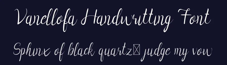 Vanellofa Handwritting Font by edricstudio — Script Handwritten Font — thumbnail 2